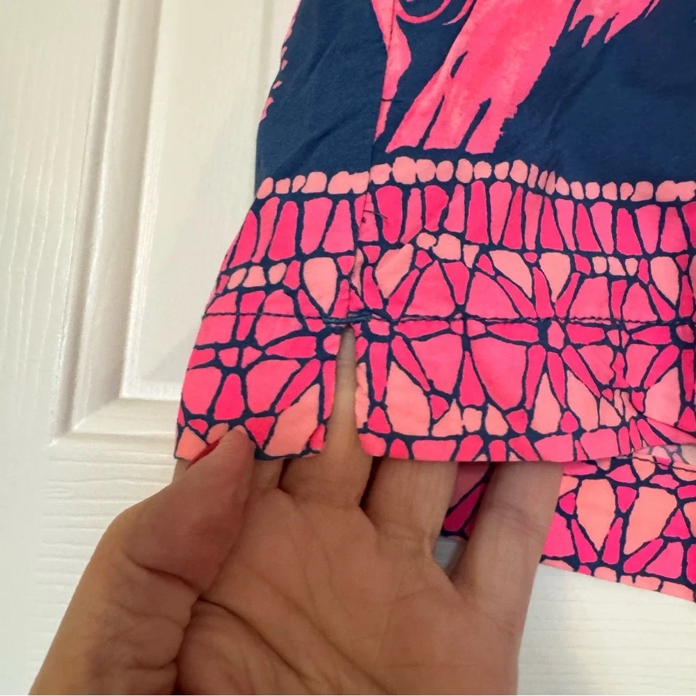 Lilly Pulitzer Katia Shorts Indigo Night Caw print size‎ XS